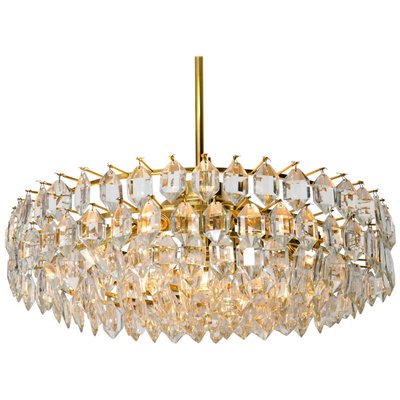 Large Crystal Glass Chandelier from Bakalowis & Sons, , Austria, 1950s-VDW-910052