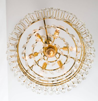 Large Crystal Glass Chandelier from Bakalowis & Sons, , Austria, 1950s-VDW-910052