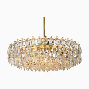 Large Crystal Glass Chandelier from Bakalowis & Sons, , Austria, 1950s-VDW-910052