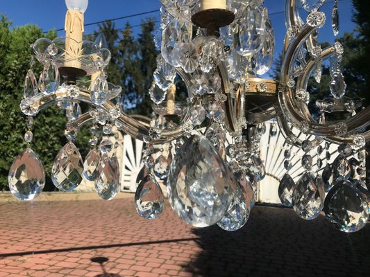 Large Crystal Hand.Cut Maria Chandelier, 1940s / 50s-WQQ-1388522