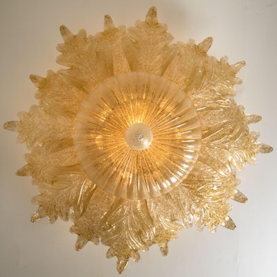 Large D 37.4 Flush Mount in Murano Glass from Barovier & Toso, Italy, 1969-VDW-1009083