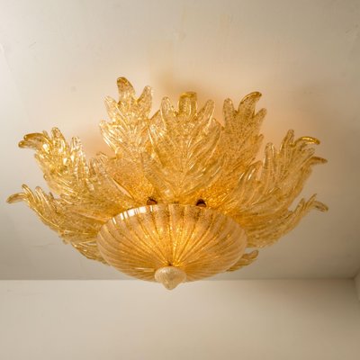 Large D 37.4 Flush Mount in Murano Glass from Barovier & Toso, Italy, 1969-VDW-1009083