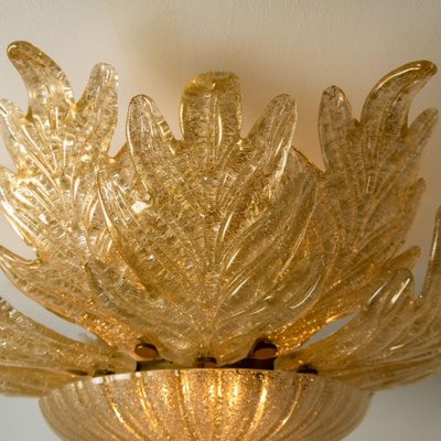 Large D 37.4 Flush Mount in Murano Glass from Barovier & Toso, Italy, 1969-VDW-1009083