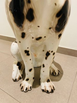 Large Dalmatian Dog Statue from Bassano, Italy, 1970s-OPE-1082979