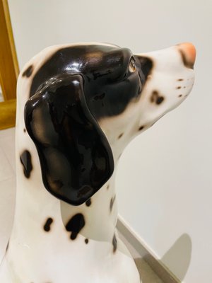 Large Dalmatian Dog Statue from Bassano, Italy, 1970s-OPE-1082979