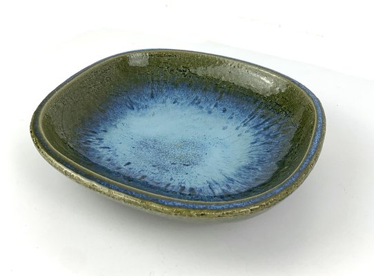 Large Danish Ceramic Dish Bowl by Per Linnemann-Schmidt for Palshus, Denmark, 1960s-ZM-1733816