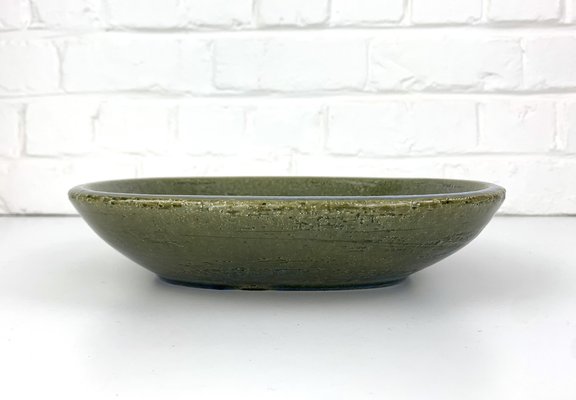 Large Danish Ceramic Dish Bowl by Per Linnemann-Schmidt for Palshus, Denmark, 1960s-ZM-1733816