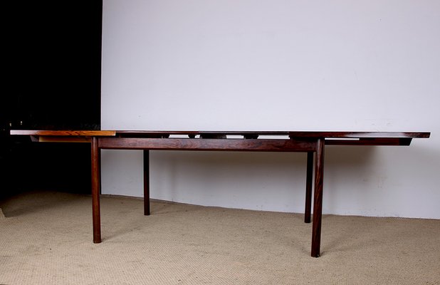 Large Danish Extendable Dining Table in Rosewood by Finn Juhl for France & Son., 1960s-EMB-2025972