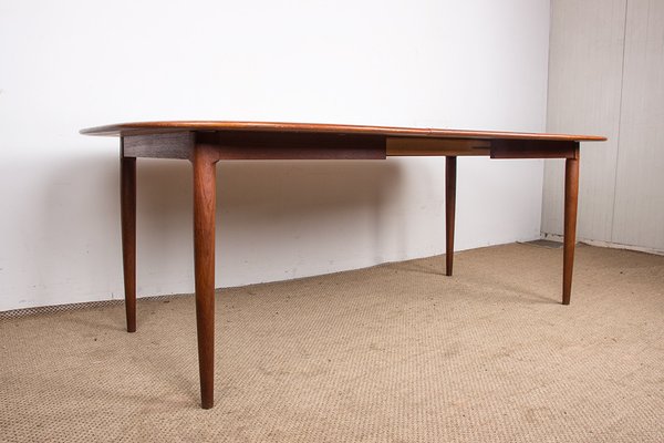 Large Danish Extendable Dining Table in Teak by Hans Skovmand for Skovmand & Andersen, 1960s-EMB-2026520