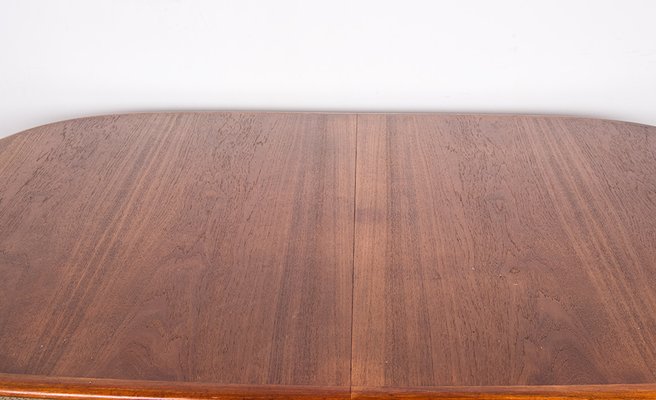 Large Danish Extendable Dining Table in Teak by Hans Skovmand for Skovmand & Andersen, 1960s-EMB-2026520