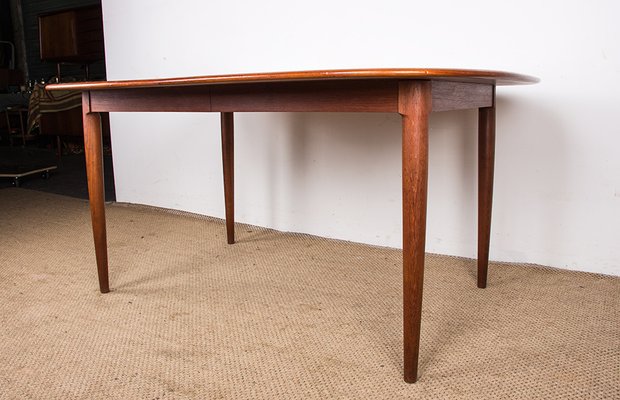 Large Danish Extendable Dining Table in Teak by Hans Skovmand for Skovmand & Andersen, 1960s-EMB-2026520