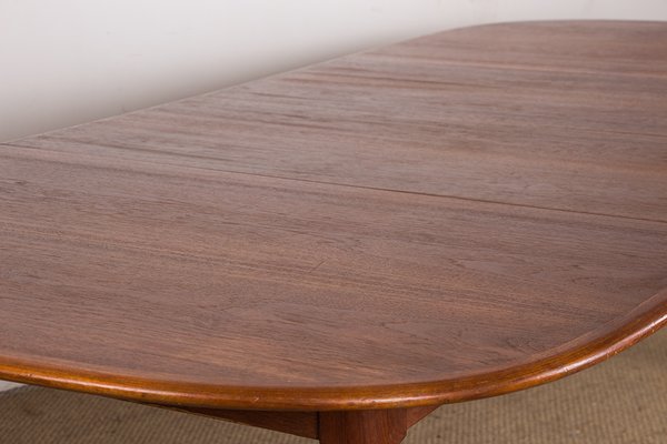 Large Danish Extendable Dining Table in Teak by Hans Skovmand for Skovmand & Andersen, 1960s-EMB-2026520