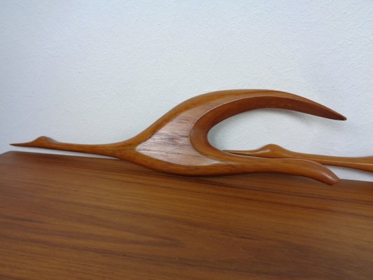 Large Danish Herons in Teak, 1960s, Set of 2-RDW-1789111