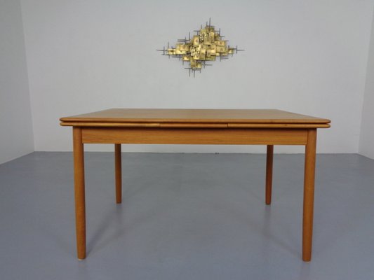 Large Danish Teak Extendable Dining Table, 1960s-RDW-1060447