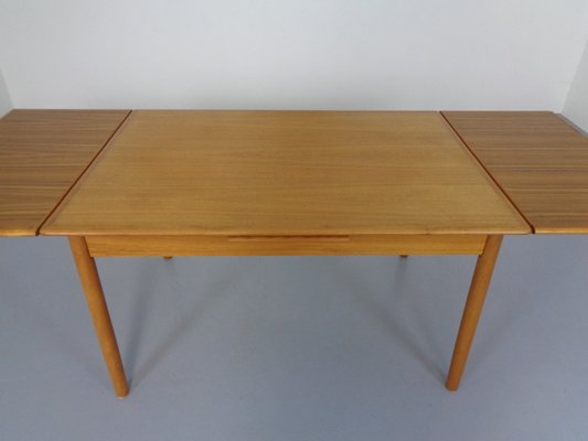 Large Danish Teak Extendable Dining Table, 1960s-RDW-1060447