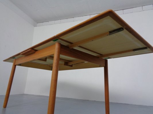 Large Danish Teak Extendable Dining Table, 1960s-RDW-1060447