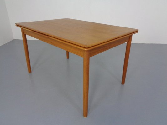 Large Danish Teak Extendable Dining Table, 1960s-RDW-1060447