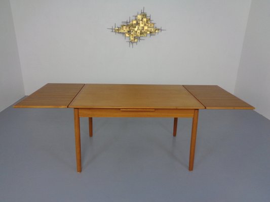 Large Danish Teak Extendable Dining Table, 1960s-RDW-1060447