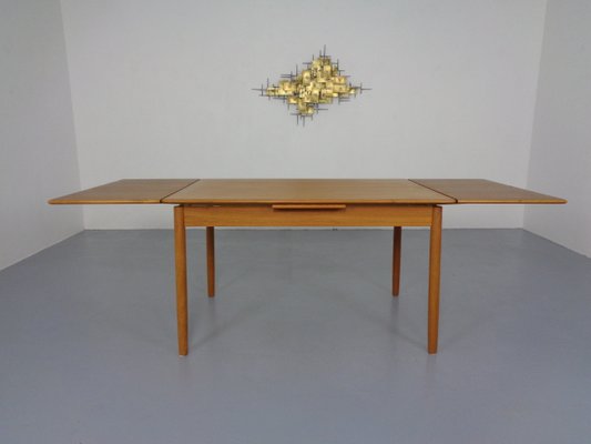 Large Danish Teak Extendable Dining Table, 1960s-RDW-1060447