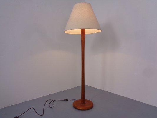 Large Danish Teak Floor Lamp from Dyrlund, 1960s-RDW-1796972