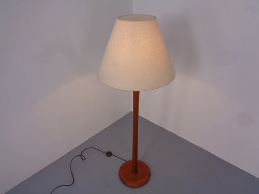 Large Danish Teak Floor Lamp from Dyrlund, 1960s-RDW-1796972