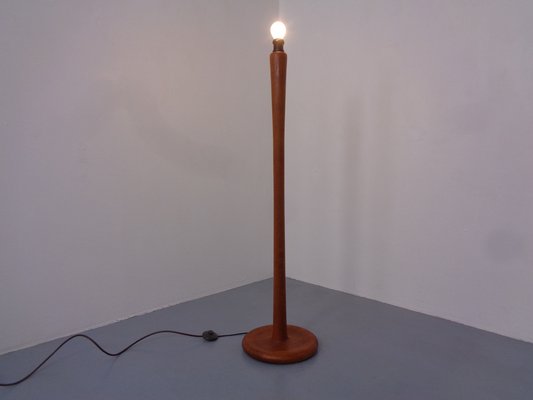 Large Danish Teak Floor Lamp from Dyrlund, 1960s-RDW-1796972