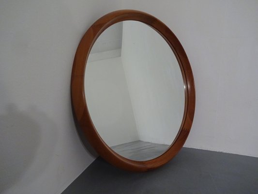 Large Danish Teak Mirror by Bernhard Pedersen for Viby, 1960s-RDW-586404