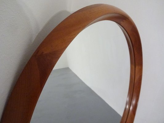 Large Danish Teak Mirror by Bernhard Pedersen for Viby, 1960s-RDW-586404