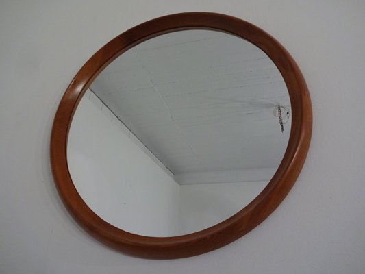 Large Danish Teak Mirror by Bernhard Pedersen for Viby, 1960s-RDW-586404