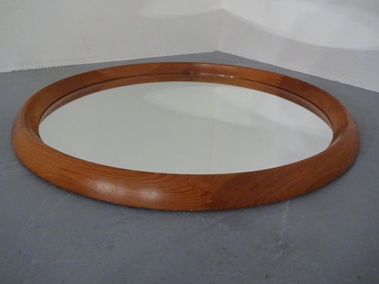 Large Danish Teak Mirror by Bernhard Pedersen for Viby, 1960s-RDW-586404