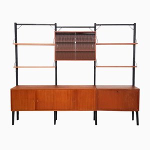 Large Danish Teak Wall Units by Poul Cadovius for Royal System, 1950s-ZO-737310