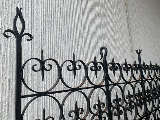 Large Decorative Wrought Iron Filigree Screen or Room Divider-PSK-1002575