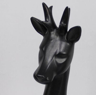 Large Deer in Manises Ceramic, 1960s-NE-875753