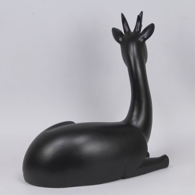 Large Deer in Manises Ceramic, 1960s-NE-875753