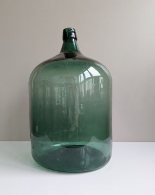 Large Demijohn Green Glass, 1960s-BLG-2017418