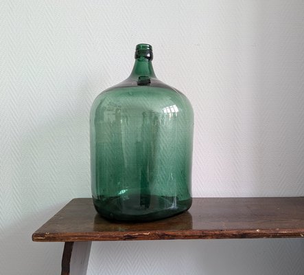 Large Demijohn Green Glass, 1960s-BLG-2017418