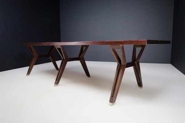 Large Dining Room Table attributed to Ico & Luisa Parisi for Mim Roma, Italy, 1950s-TRW-1797122