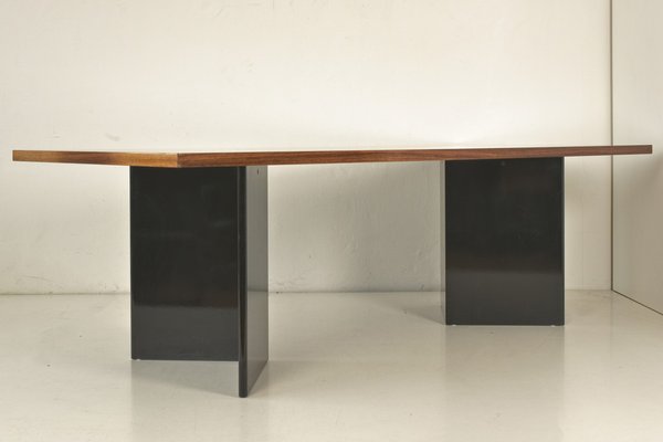 Large Dining Table in Walnut, Germany, 1980s-LOB-1405475