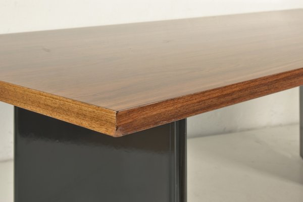 Large Dining Table in Walnut, Germany, 1980s-LOB-1405475