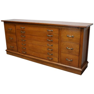 Large Dutch Oak Apothecary Cabinet, 1930s-XO-994057