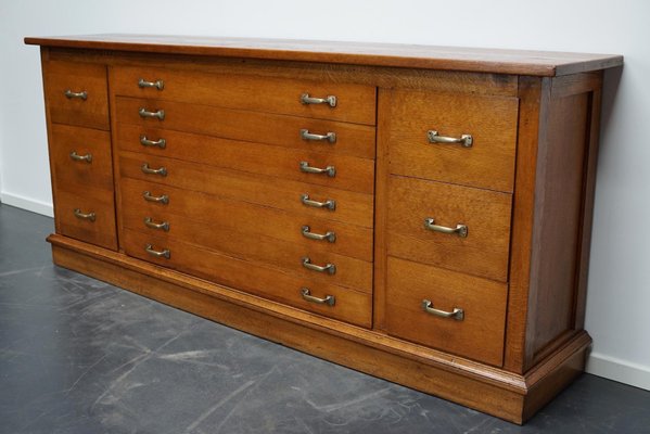 Large Dutch Oak Apothecary Cabinet, 1930s-XO-994057