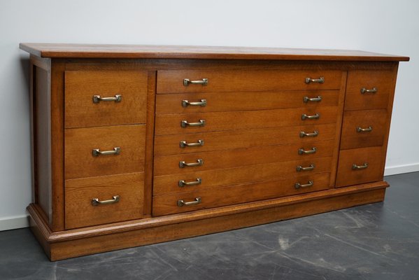 Large Dutch Oak Apothecary Cabinet, 1930s-XO-994057