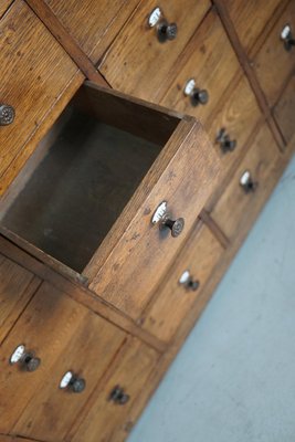 Large Dutch Oak Apothecary Cabinet with Enamel Shields, 1900s-XO-1778192