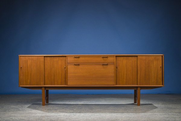 Large Dutch Teak Sideboard with Bar from Fristho, 1960s-ZZH-909382