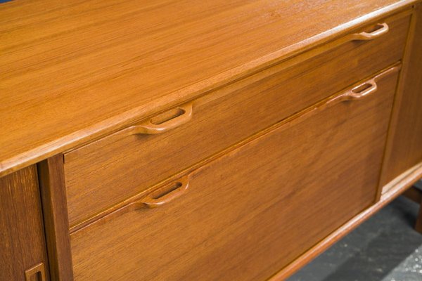 Large Dutch Teak Sideboard with Bar from Fristho, 1960s-ZZH-909382