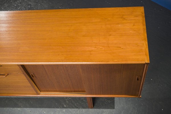 Large Dutch Teak Sideboard with Bar from Fristho, 1960s-ZZH-909382