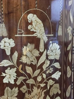 Large Early 18th Century Dutch Marquetry Corner Cupboard-UCH-1224700