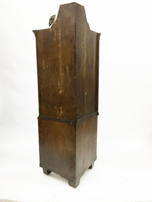 Large Early 18th Century Dutch Marquetry Corner Cupboard-UCH-1224700