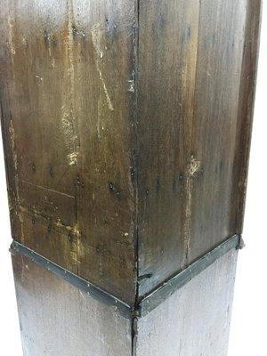 Large Early 18th Century Dutch Marquetry Corner Cupboard-UCH-1224700