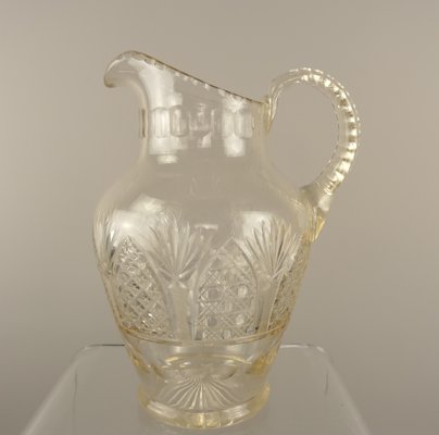 Large Empire Water Carafe in Crystal, France, 1800s-KDB-1751996